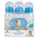 Crib Mates 3 Pack Baby Bottle Set With Teether
