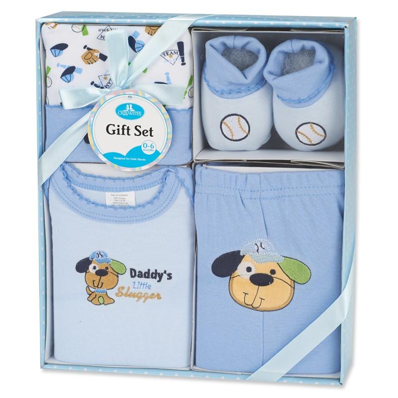 Crib Mates 4-Piece Baby Shower Gift Set (0-6 months)