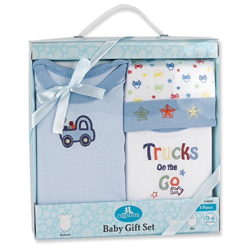 Crib Mates 3-Piece Baby Shower Gift Set (0-6 months)