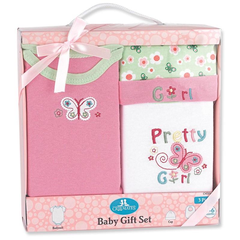 Crib Mates 3-Piece Baby Shower Gift Set (0-6 months)