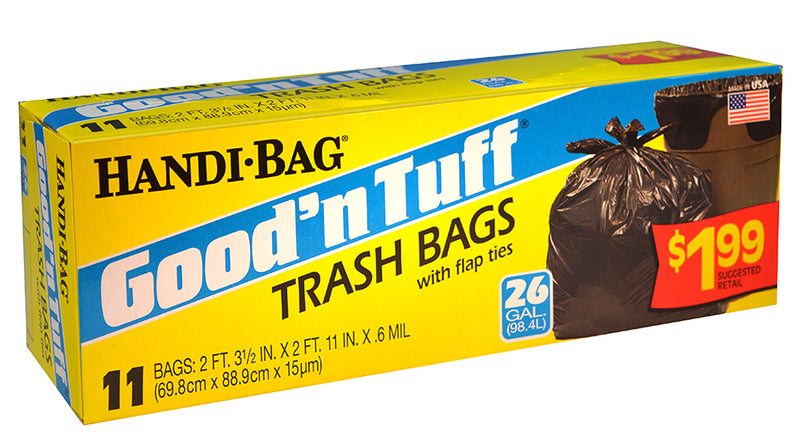 Handi Bag Good N' Tuff Trash Bags 26 Gallon 11ct – MarketCOL