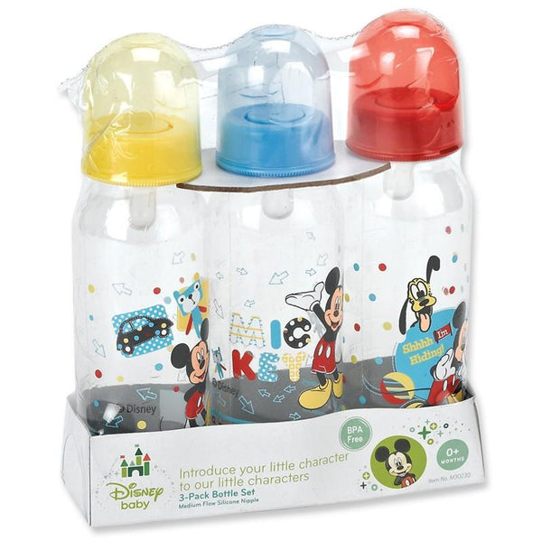 Disney Mickey Mouse 9 oz. Baby Bottle Set (3 Pack)