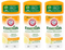 Arm & Hammer Essentials Orange Citrus Deodorant Stick, 2.5oz (Pack of 3)