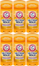 Arm & Hammer Ultra Max Powder Fresh Antiperspirant Deodorant, 2.6oz (Pack of 6)