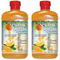 Suero Oral Naranja Orange Flavor Electrolyte Solution, 1 LT (Pack Of 2)