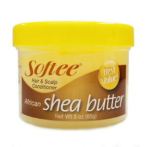 Softee African Shea Butter Hair & Scalp Conditioner, 3 oz.